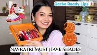 Navratri Lipstick Guide 💋 | Bold, Bright & Festive-Ready 💥✨️