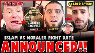 Islam Makhachev vs Michael Morales Fight Date ANNOUNCED! | Arman Tsarukyan APOLOGIZES to Dana White!