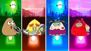 Pou Exe 🆚 Pou Animation 🆚 Pou song 🆚 Pou Horror Coffin Dance Team Tiles Hop Gameing 🎮 !