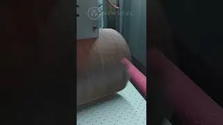 Fast deburring and chamfering of carbon steel plate to remove oxidizing layer#grinding  #polishing