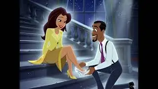 Trudy Proud & Oscar Proud: puts on a glass slipper:whose foot fit the glass slipper.