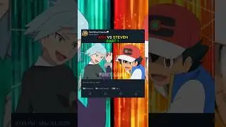 Ash Vs Steven ☠️💥 #pokemonworldchampionships #shorts