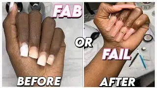 First time doing polygel on nail tips| Beginner Nail Journey