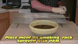 SmokingPit.com - Hickory Smoked Teriyaki Beef Jerky on a Treager