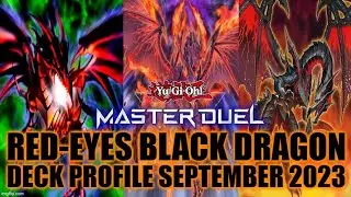 RED-EYES BLACK DRAGON MASTER DUEL DECK PROFILE (SEPTEMBER 2023) YUGIOH!