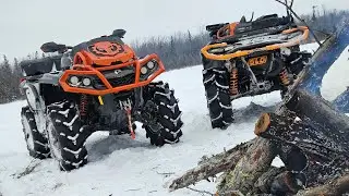 His First Can-Am (Custom 850 Xmr Outlander)
