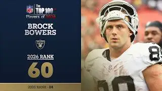 60: Brock Bowers (TE, Raiders) | Top 100 Players of 2026