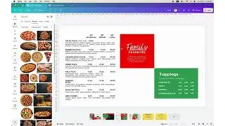 How to Search for an Image or Video on Your Digital  Menu &ndash; Canva Template Instructions