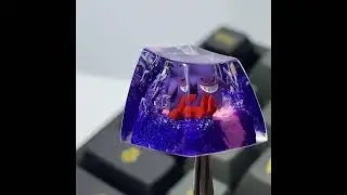 Pokemon Keycap: Gengar Purple Keycap Resin|Aries Craft 263