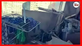 Ukraine: Kyiv high-rise apartment completely destroyed by Russian shelling