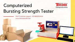Computerised Bursting Strength Tester, BS and BF Tester, Paper & Corrugated Box Strength Tester