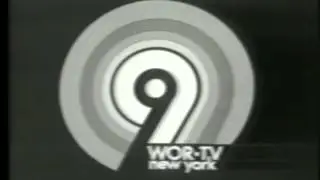 WOR TV Channel 9 New York Bumber- 1971 B&W