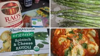 Making Costco's Spinach and Cheese Ravioli with Rao's Marinara Sauce! Quick and Easy and So Good!