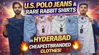 US POLO Jeans & Rare Rabbit Linen Shirts in Hyderabad 🔥 Cheapest Branded Clothes Store