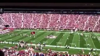 2013 ALABAMA A-DAY GAME FROM THE IVORY CLUB SKYBOX ! 4/20/1