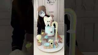 new teeth bron cake#train#cake#song #celebration