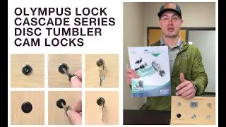 Olympus Lock Cascade Series Disc Tumbler Cam Locks