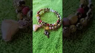 Upgrading Disney Princess bracelet kit w/memory wire & tweaking pattern #beading (Belle)