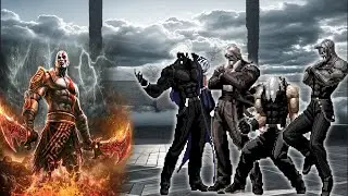 [Mugen KOF] Ультимативные комбинации Кратоса против потрясающей команды Ругала Бернштейна