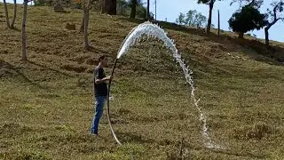 como cavar poço cisterna parte 18 veja a água