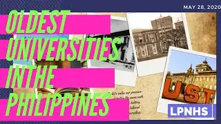 TOP 3 OLDEST UNIVERSITIES IN THE PHILIPPINES #ObetTV