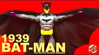 Mattel 1939 BAT-MAN True Moves 12in Batman Missions