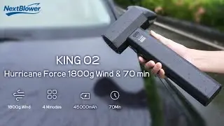 NextBlower KING02: Blow Your Mind with 1800g Wind Power!