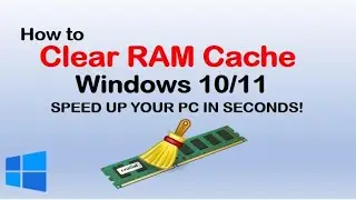 🖥️ Clear RAM Cache in Windows 10/11 (2025) | 🚀 SPEED UP YOUR PC IN SECONDS!