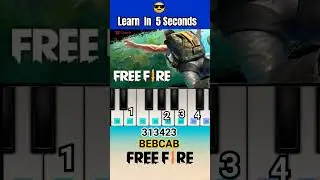 FREE FIRE Tune 🔥| Easy Tutorial | Mobile Piano Tune | Game Song Tune #freefire #ashortaday #shorts