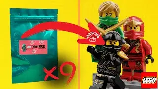 Unboxing 9 LEGO Ninjago Minifigure Mystery Bags! Rare Collection Reveal 2025 #Ninjago