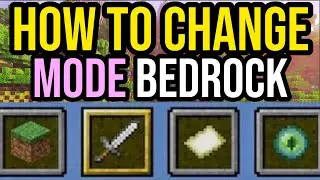 How To EASILY Change Gamemode In Minecraft Bedrock! (Java's f3 & f4 Switcher GUI!)