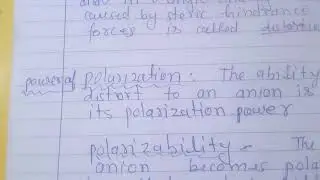 polarization, power and polarizability