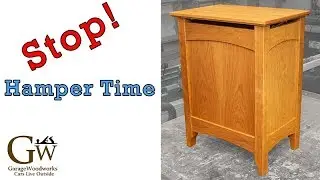 How to Build a Laundry Hamper with Bookmatched Panels