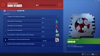 Fortnite Challenges High Stakes 2019