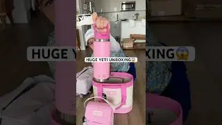 I can&rsquo;t believe YETI sent all of this to us&hellip;😱🤯💕💗💖 #yeti #haul #pr #goodgood #unboxing #golf