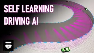 Unreal Engine 5 - AI Cars - Self Learning Driving AI Algorithm