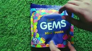 Gems chocolate candy lollipop unboxing video 