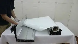 Media roll holder/ Material holder suitable for flatbed applicator/Paper cuuter+media holder