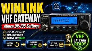 ALINCO DR-135 MkIII - Factory Reset - Winlink