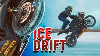 МОТОЦИКЛ ЗИМОЙ ЗИМНИЙ СТАНТ  | WINTER MOTO RIDE STUNT