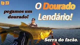 EP 23 PESCA LENDÁRIA - DOURADO LENDÁRIO ( PEGAMOS UM DOURADO NA SERRA DO FACÃO)