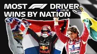 Formula 1 - All Time Driver Wins Grouped by Nation - 1950 to Today