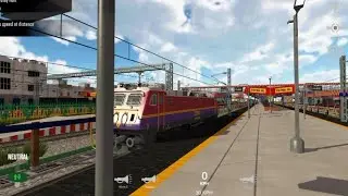 Real real high graphics train game Patna to Howrah junction INDIAN RAILWAY SURYA 