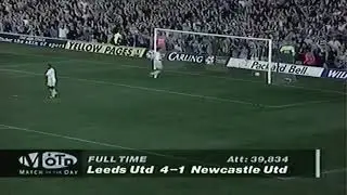 Leeds United 4-1 Newcastle United - 18 October 1997 (MOTD Highlights)