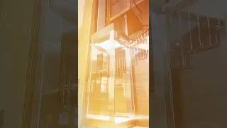 Panoramic Lift (Non - Hoistway) Style 3MK Tractions Drive System With Counterweight Stabilization