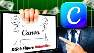 Canva Animation Tutorial: Make VIRAL Stick Figures in 5 Minutes