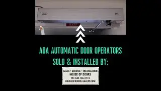 ADA automatic door operators are sold and installed by House of Doors