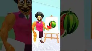 Quick Tip! Nick Draws a Flower Using an Orange 🌺🍊 #nickandtani #tatathink #funny
