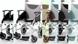 Z-Tec Lite Folding Transit Wheelchair