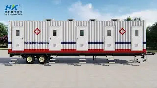 Movable container clinic